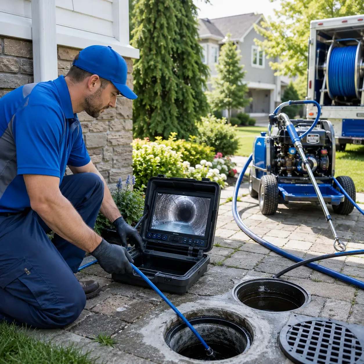 Outdoor drain cleaning professionals serving Lumber Bridge, NC